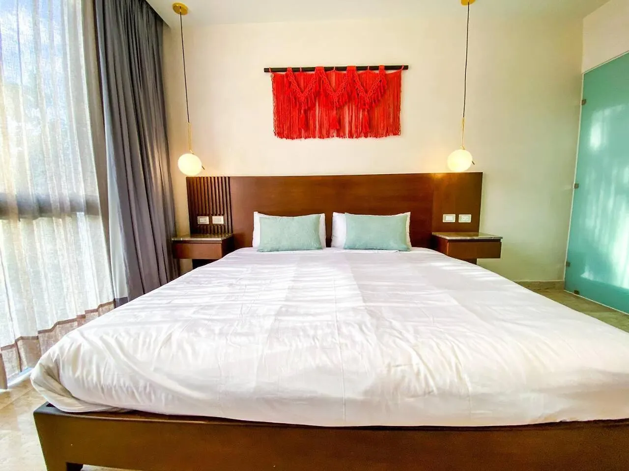 Spacious 1. 5 Bedroom Home Steps To Hunab Center And Stores Tulum Apartament